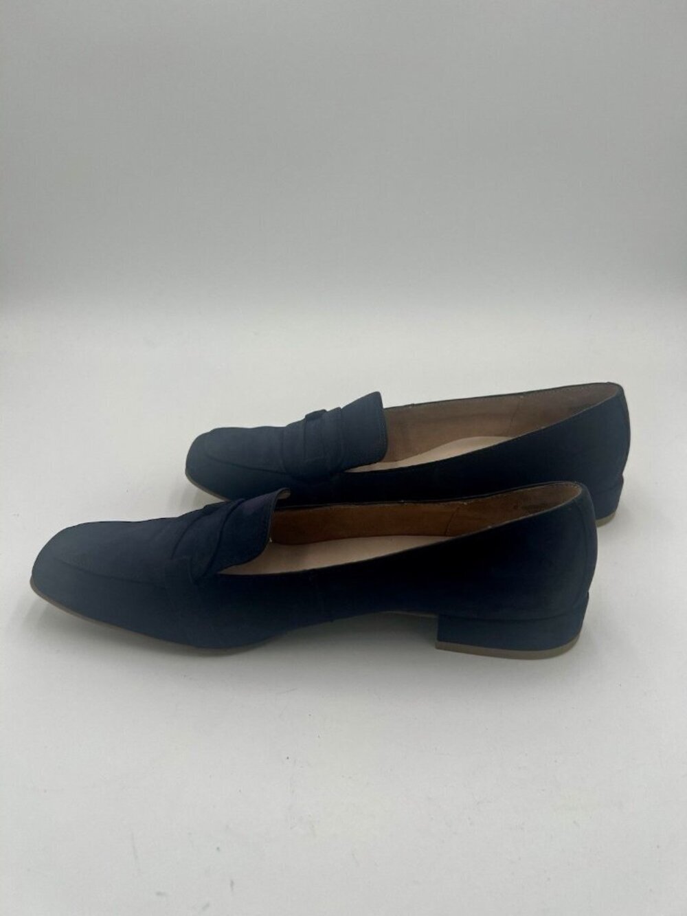 Paul Green Ramona Loafers 10 Navy Suede Slip On Flats Austria Soft Leather EUC - Picture 8 of 16